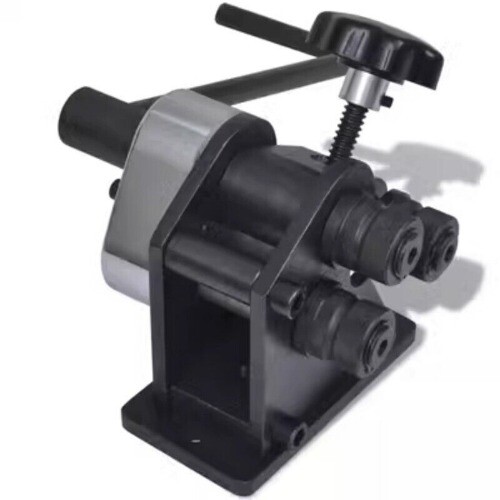 Manual Rolling Machine Three Roll Gear Bending Tools Hand-Cranking Pipe Bender