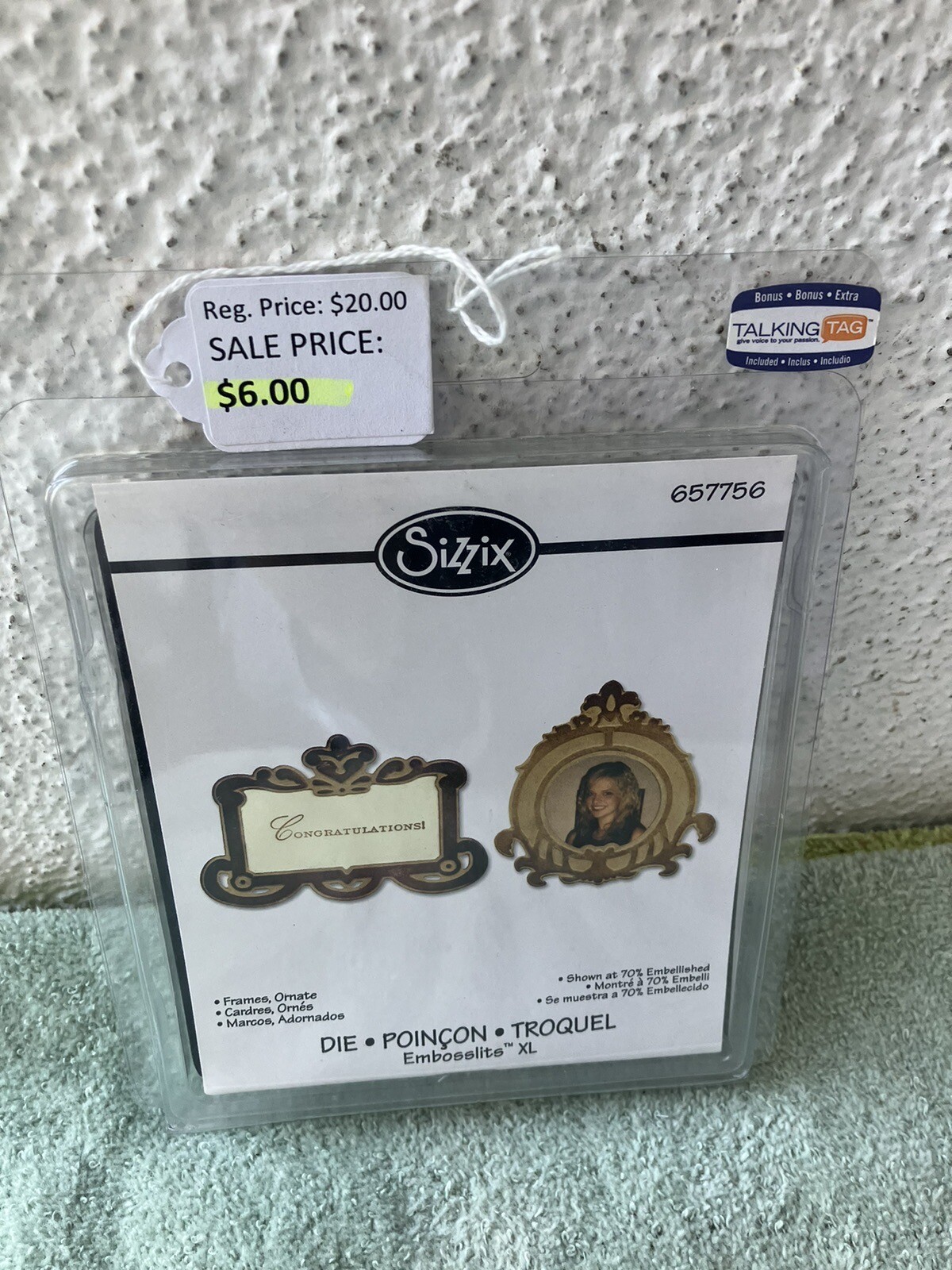 Sizzix Frames Ornate Embosslits XL Die 657756