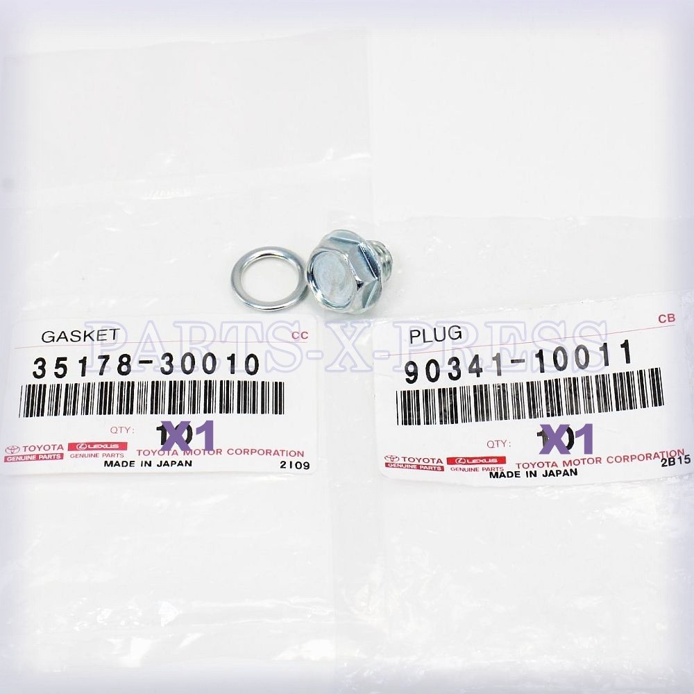 OEM GENUINE TOYOTA 4RUNNER FJ TACOMA TUNDRA LEXUS TRANS PAN DRAIN PLUG & GASKET
