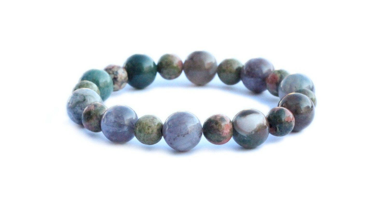 Empath Protection Bracelet, Fancy Jasper & Unakite, Spiritual Healing