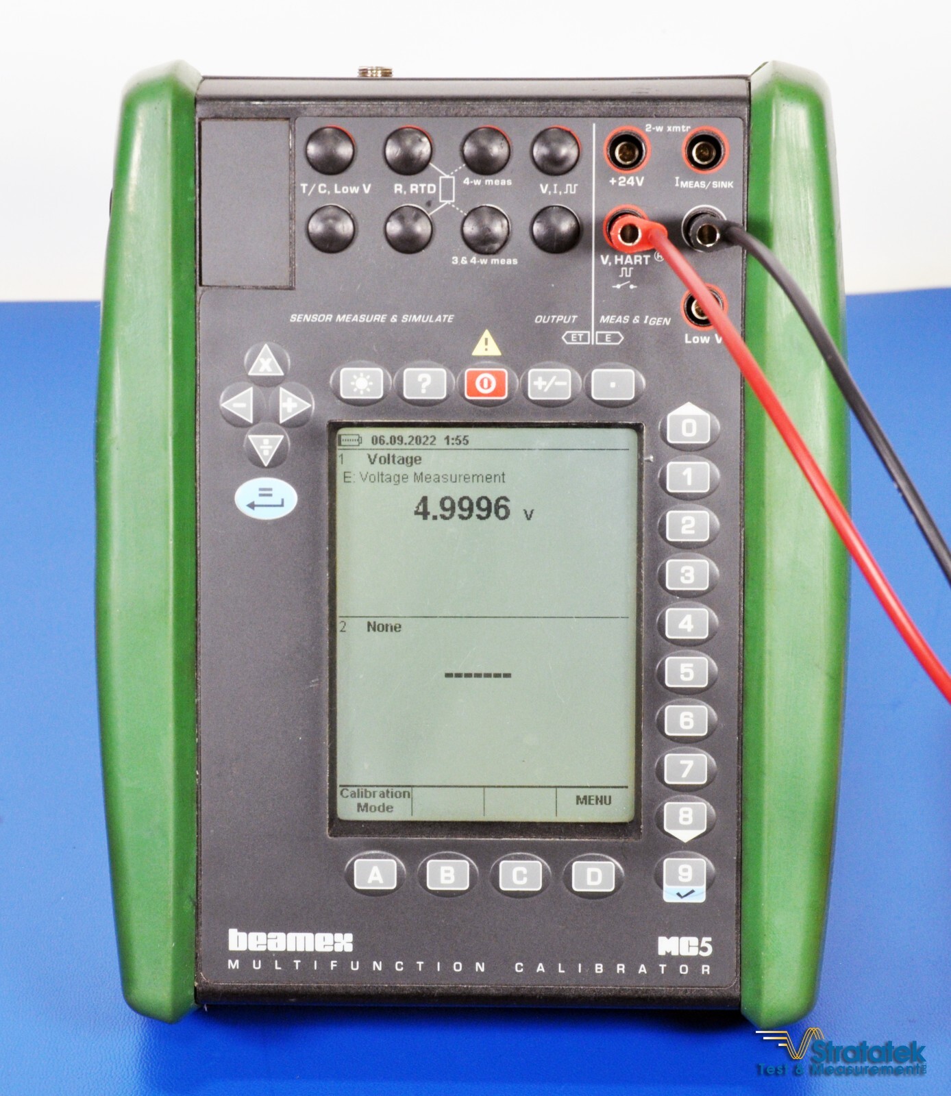Beamex MC5 Multifunction Process Calibrator Fluke Leads - NIST Calibrated