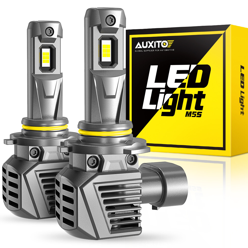 AUXITO 9005 LED Headlight Bulb Kit High/Low Beam White Super Bright 6500K CANBUS