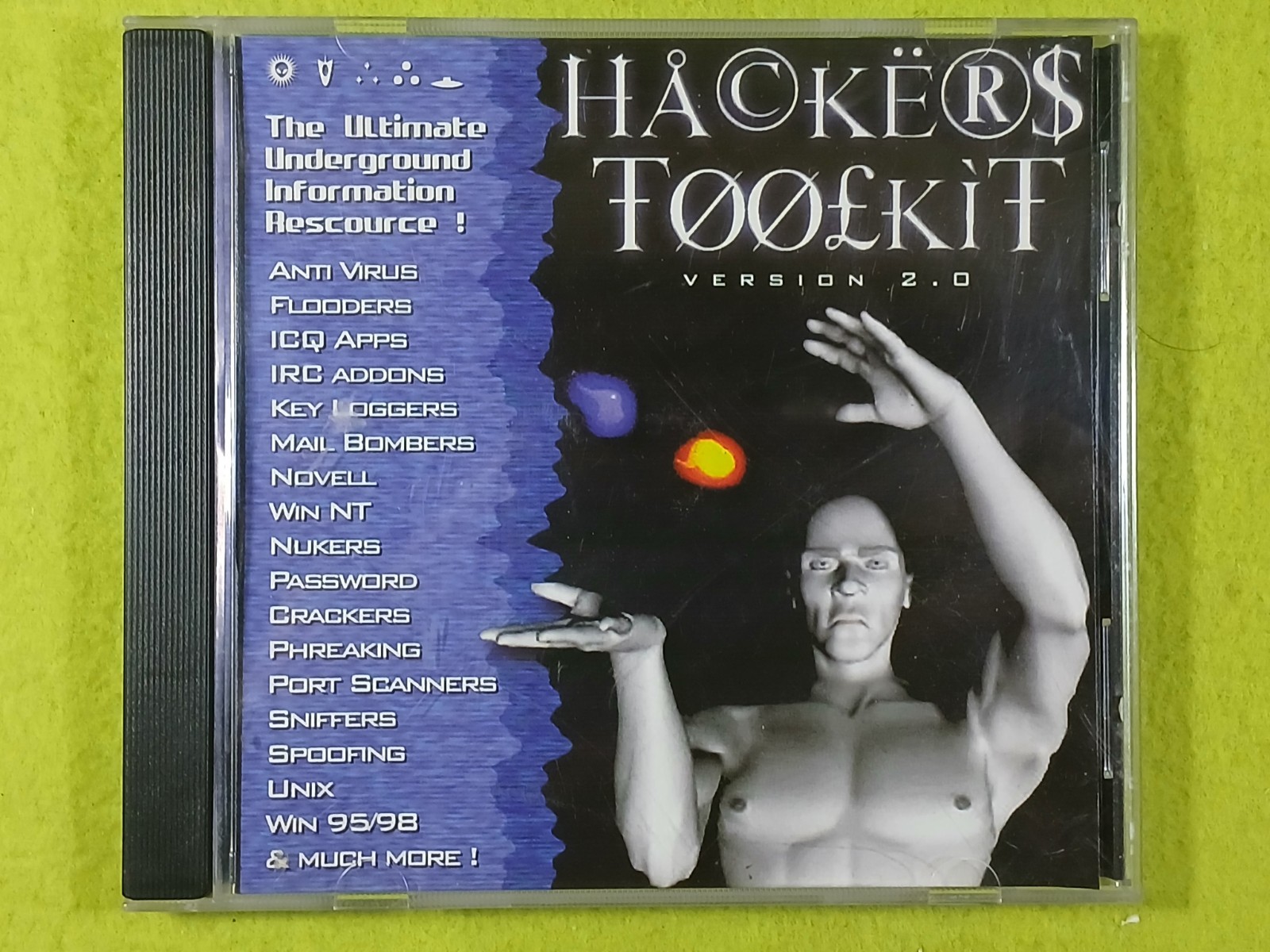 Hackers Toolkit Version 2.0 (PC, CD-ROM, 2000) Win98/2000/NT RARE OOP HTF
