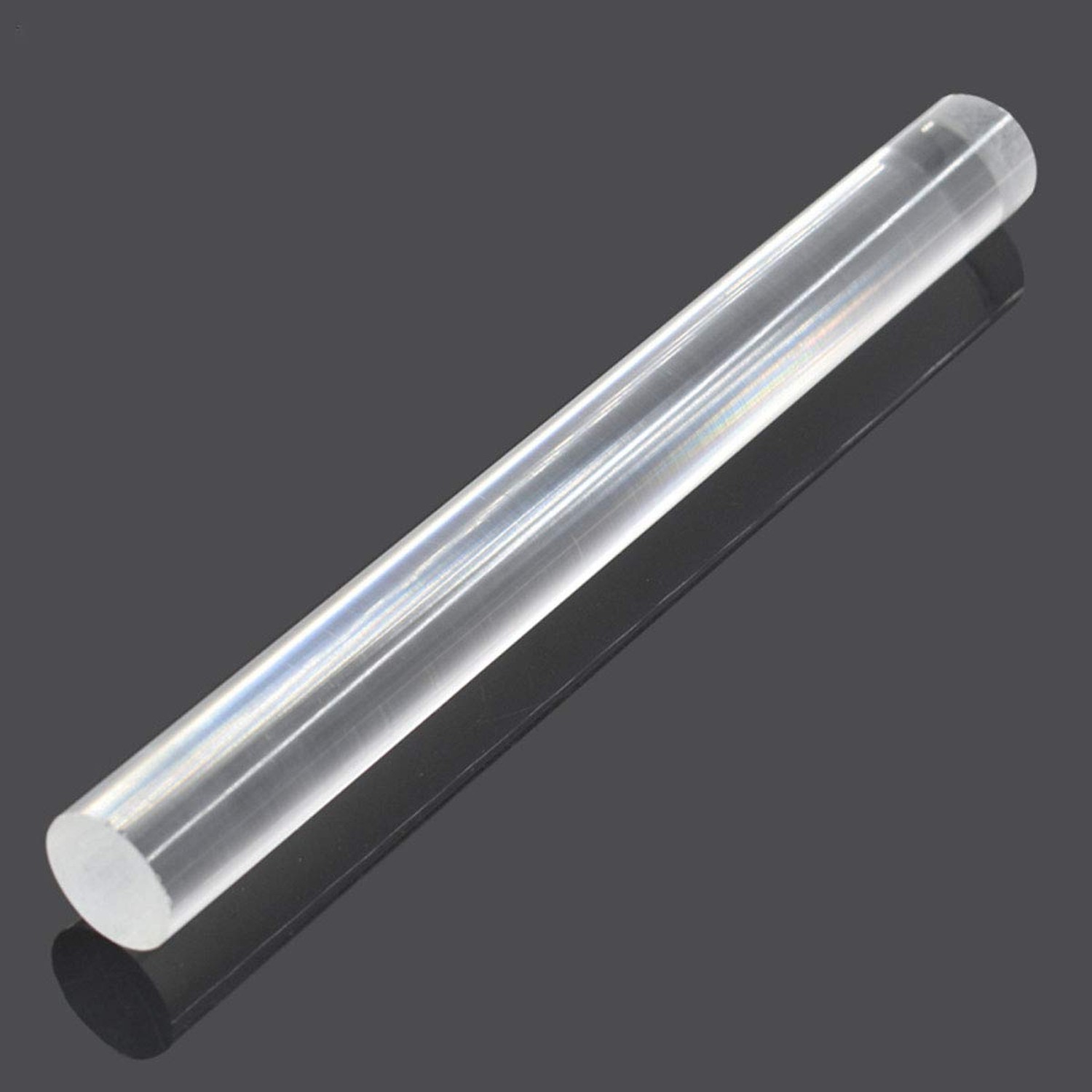 Acrylic Rolling Pin Clear Solid Clay Tool for Shaping, Smoothing, Modelling, ...