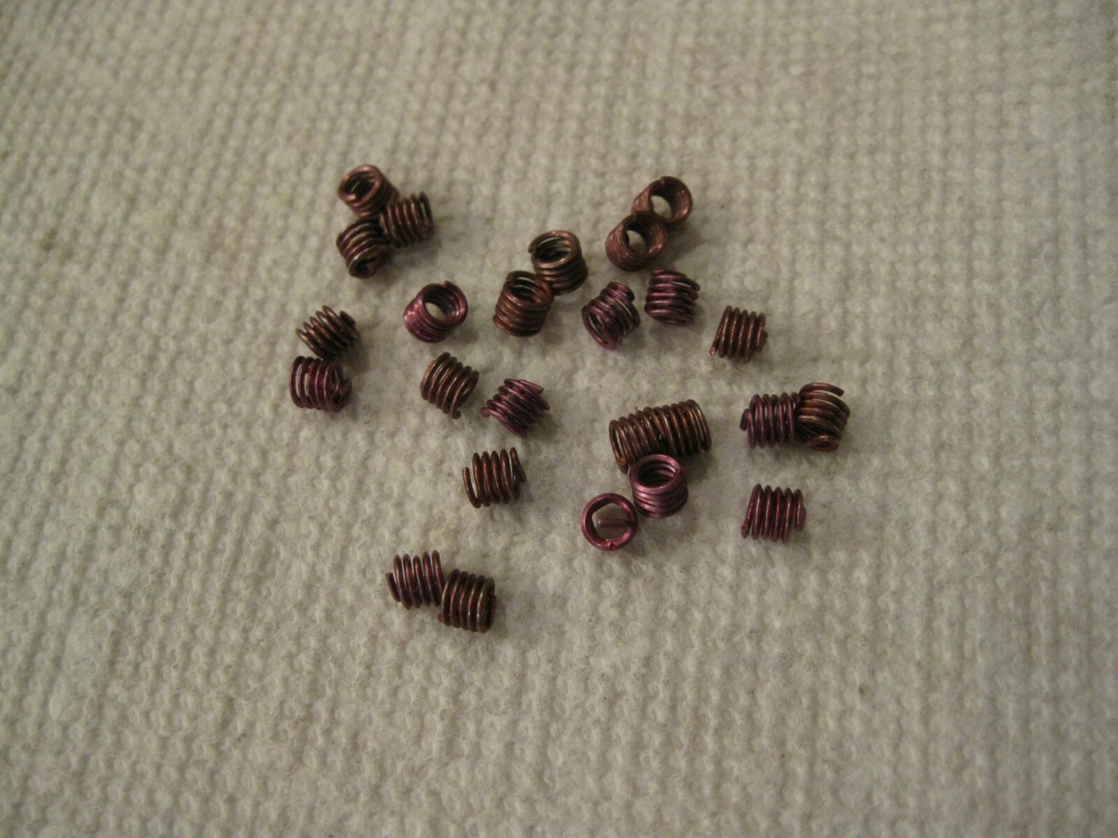 #6-32 x .207 Helicoil Screw-Locking Thread Insert 25pc Lot