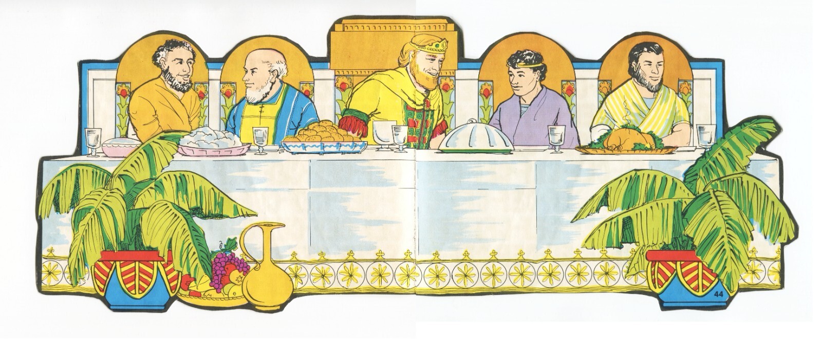 Flannel Board Bible Story Figure Vintage 1980s Religious Illustrations CEF 06758