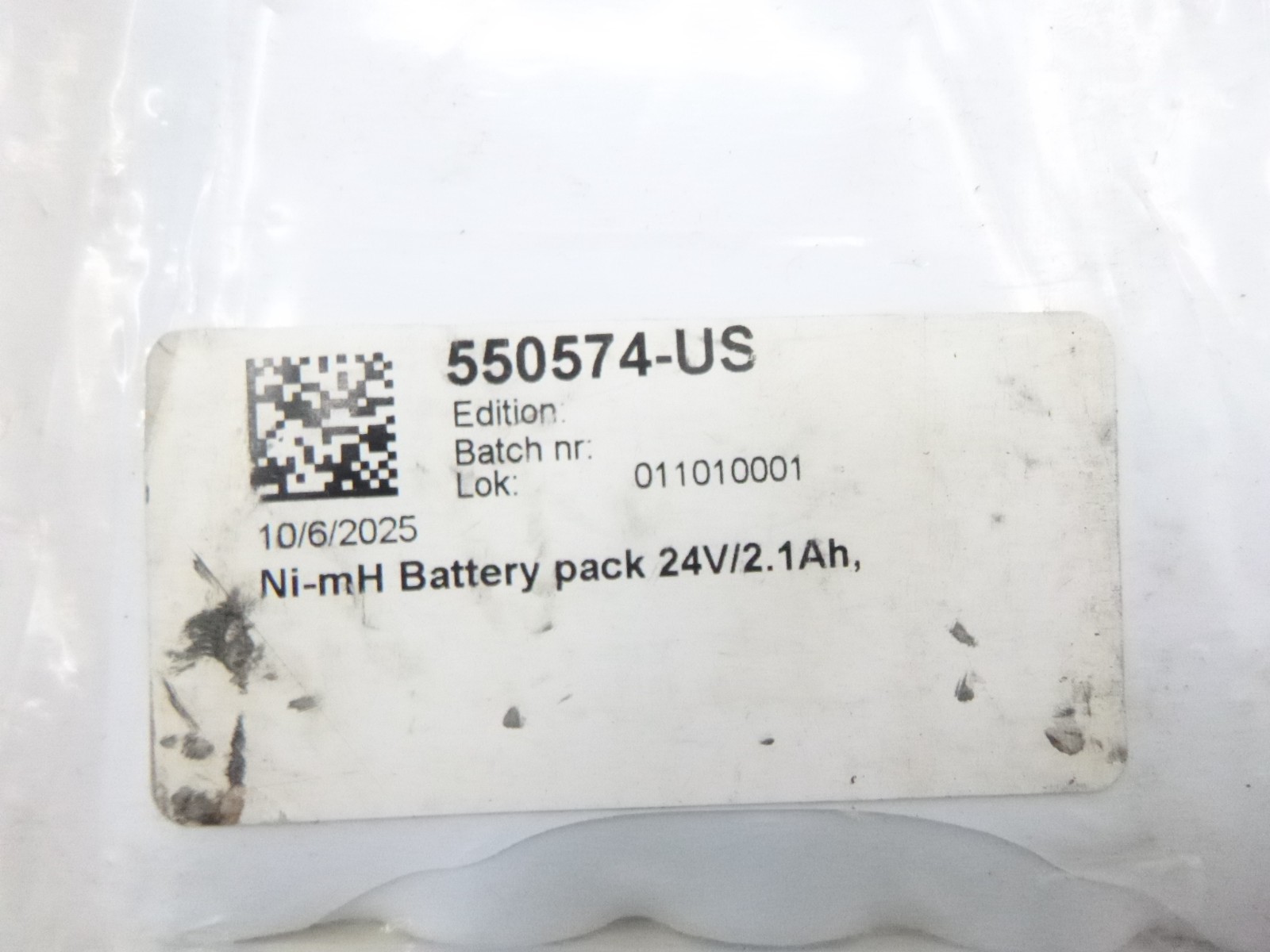 Guldmann Ni-mH Battery Pack 24V 2.1Ah Type 20HRJR 24/45 550574, 551413