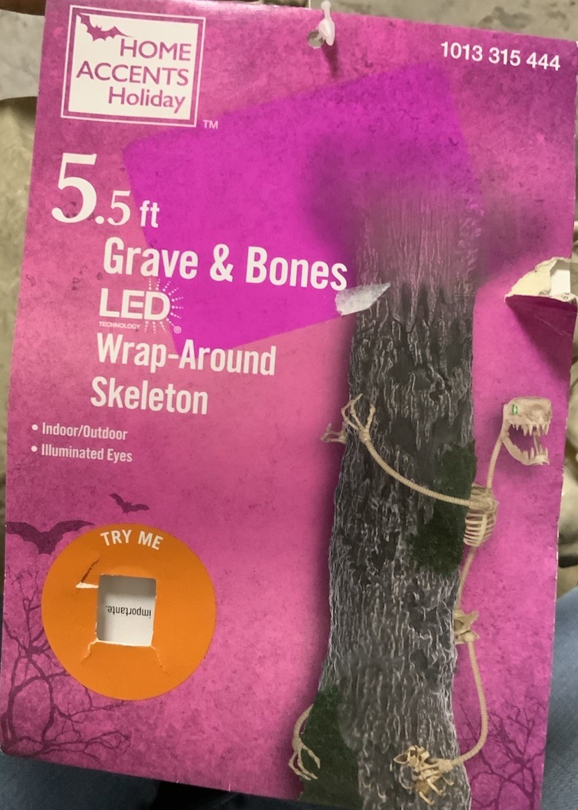 ➿ home accents 5.5ft wrap-around skeleton, W/ illuminated eyes 🆕 As Pictured 👈