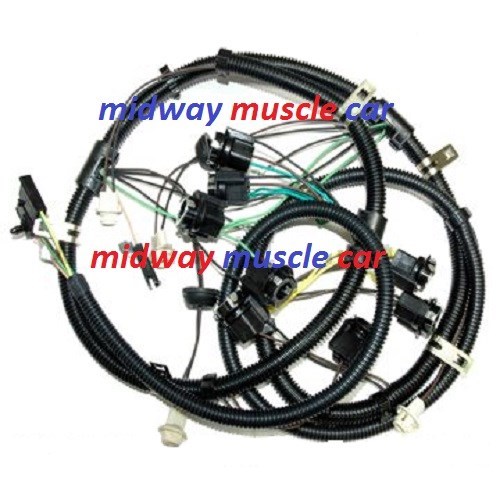 rear body panel tail light wiring harness 79 80 81 Pontiac Trans Am Firebird T/A