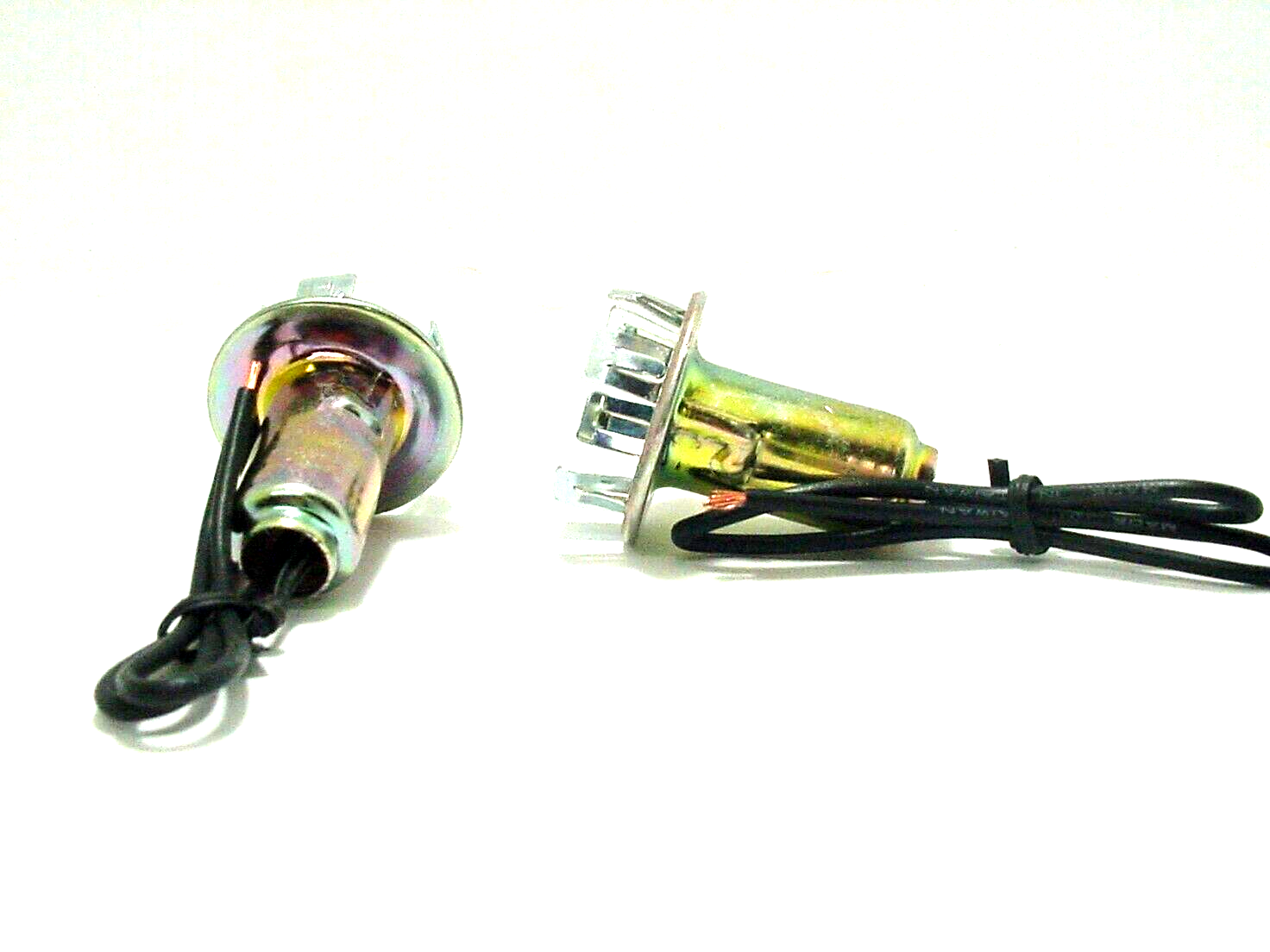 2x Reverse Backup Light Bulb Sockets Pigtails Connectors Fits GM Ford 1156, 89