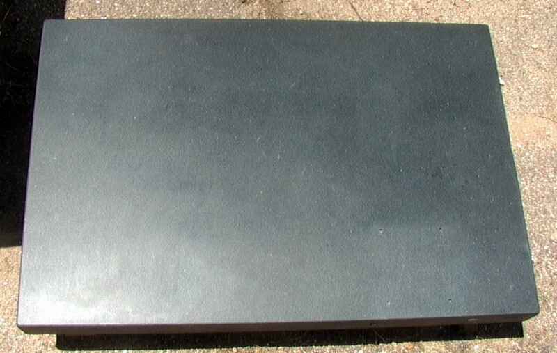 GRANITE Metrology Surface Plate or Optical/Machine Base TABLE TOP Charcoal Grey