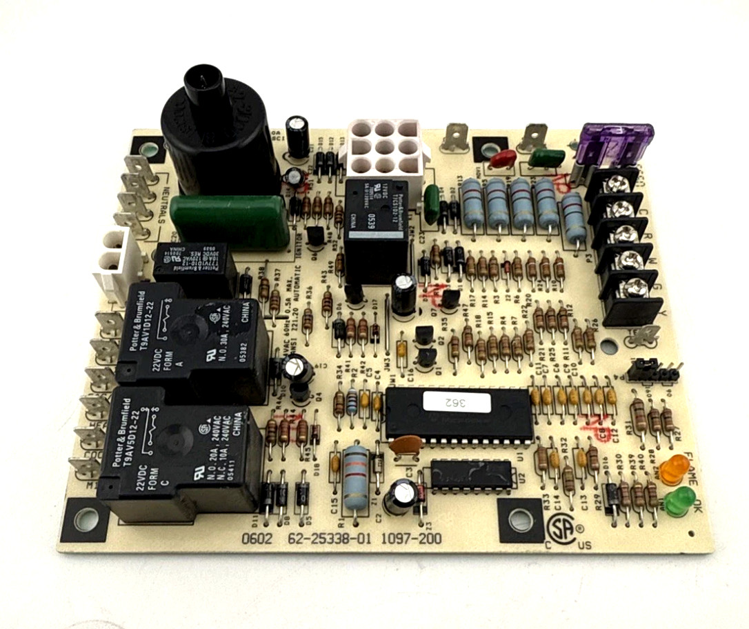 62-25338-01 Furnace Control Circuit Board GUARANTEED WORKING TESTED 1097-200