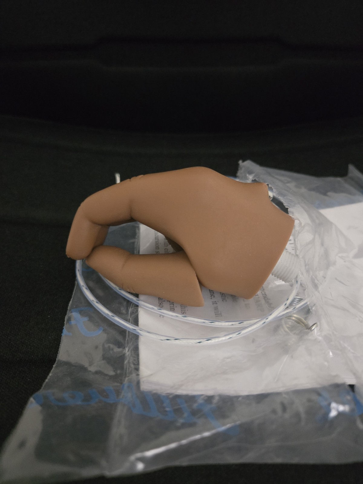 Right Fillauer Child CAPP Hand, Voluntary Opening, Medium Brown, 1/2"-20 Thread