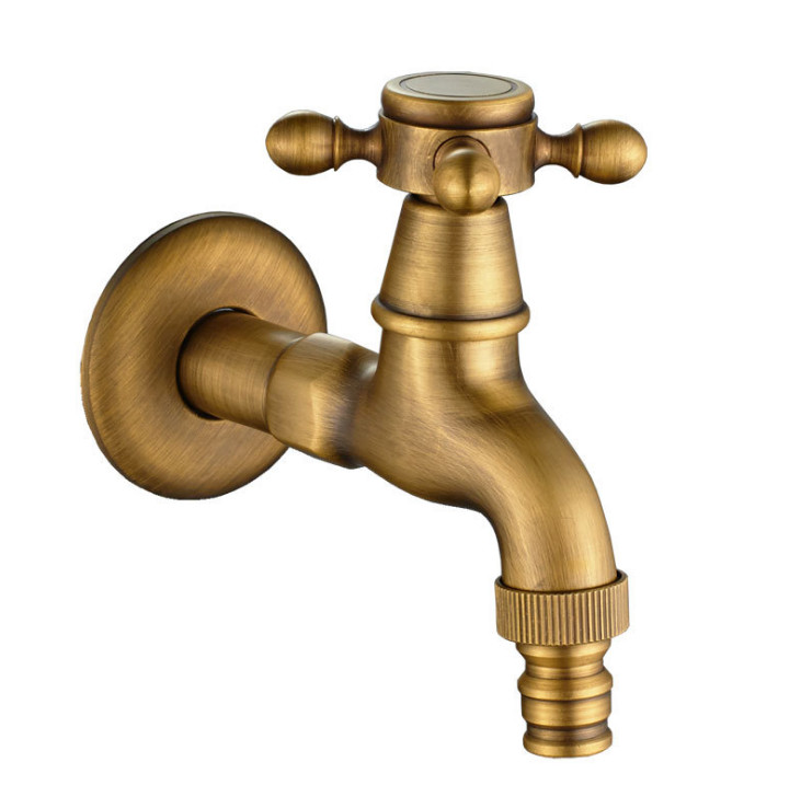 1PCS G1/2' Retro Brass Washing Machine faucet Decorative Outdoor Garden Faucet