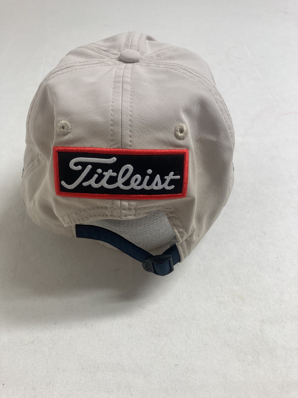 Titleist Pro- V1 Footjoy Golf Hat Beige Strapback
