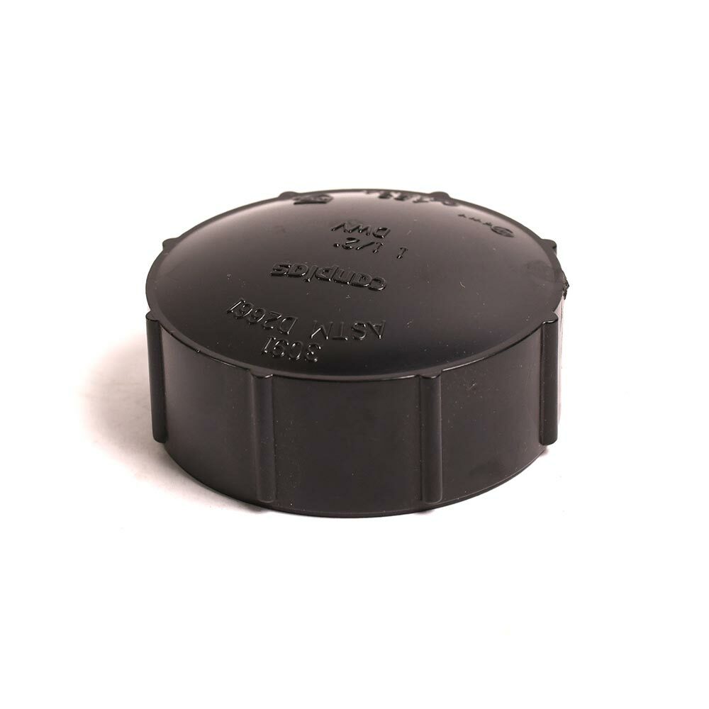 Primex 85743 93091 1-1/2 Inch ABS Cap (Threaded)