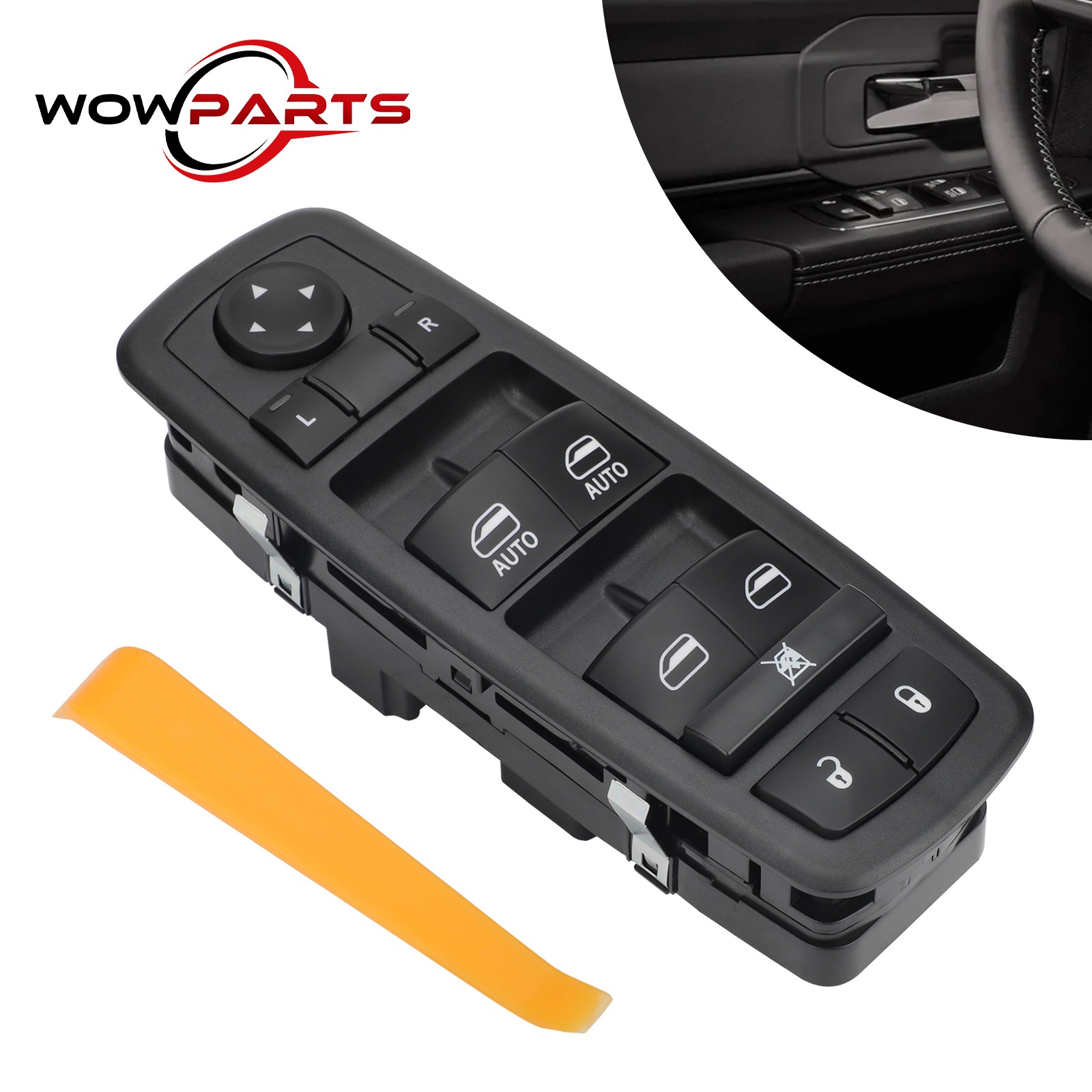 Driver Side Master Control Window Switch for 2009-2012 Dodge Ram 1500 2500 3500