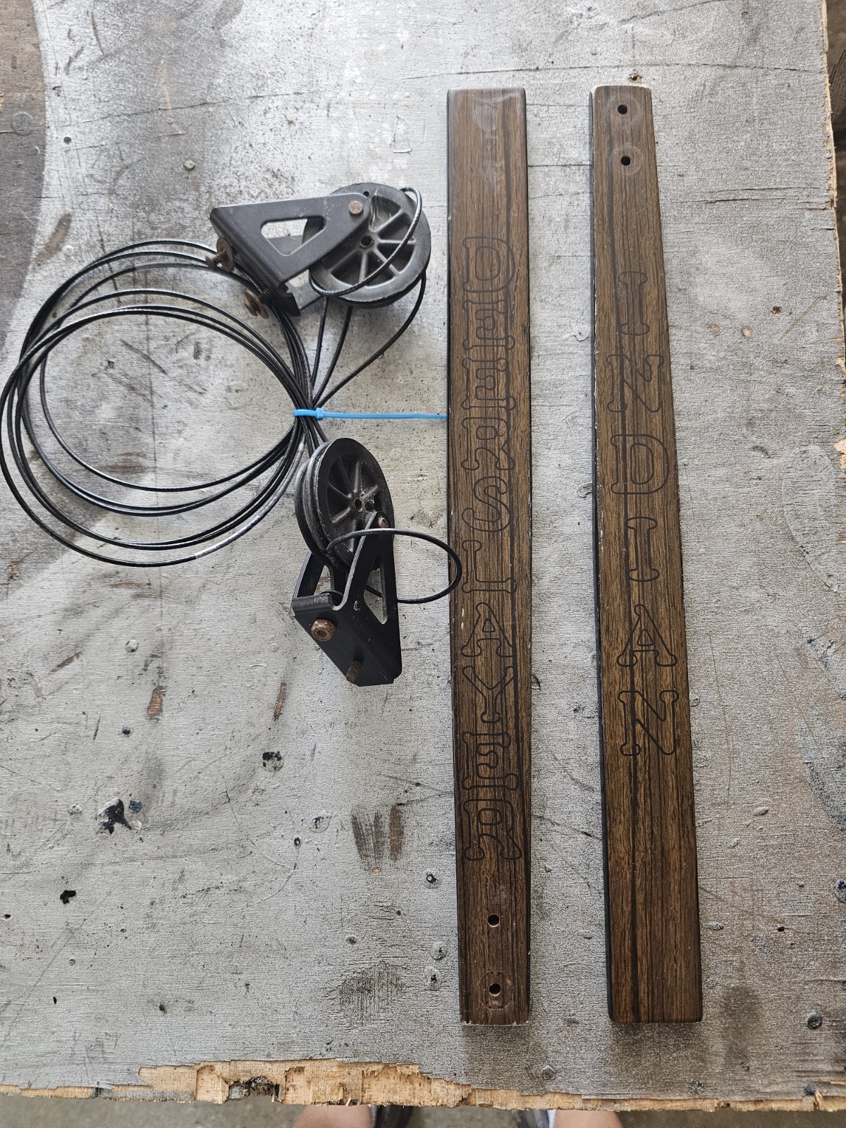 Both Brackets Only Vintage Indian Archery Deerslayer Compound Bow   30" Draw