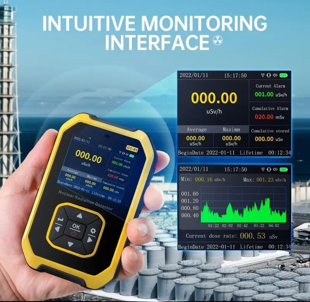 Geiger Counter Rays Gamma Nuclear Radiation Detector (GC-01)