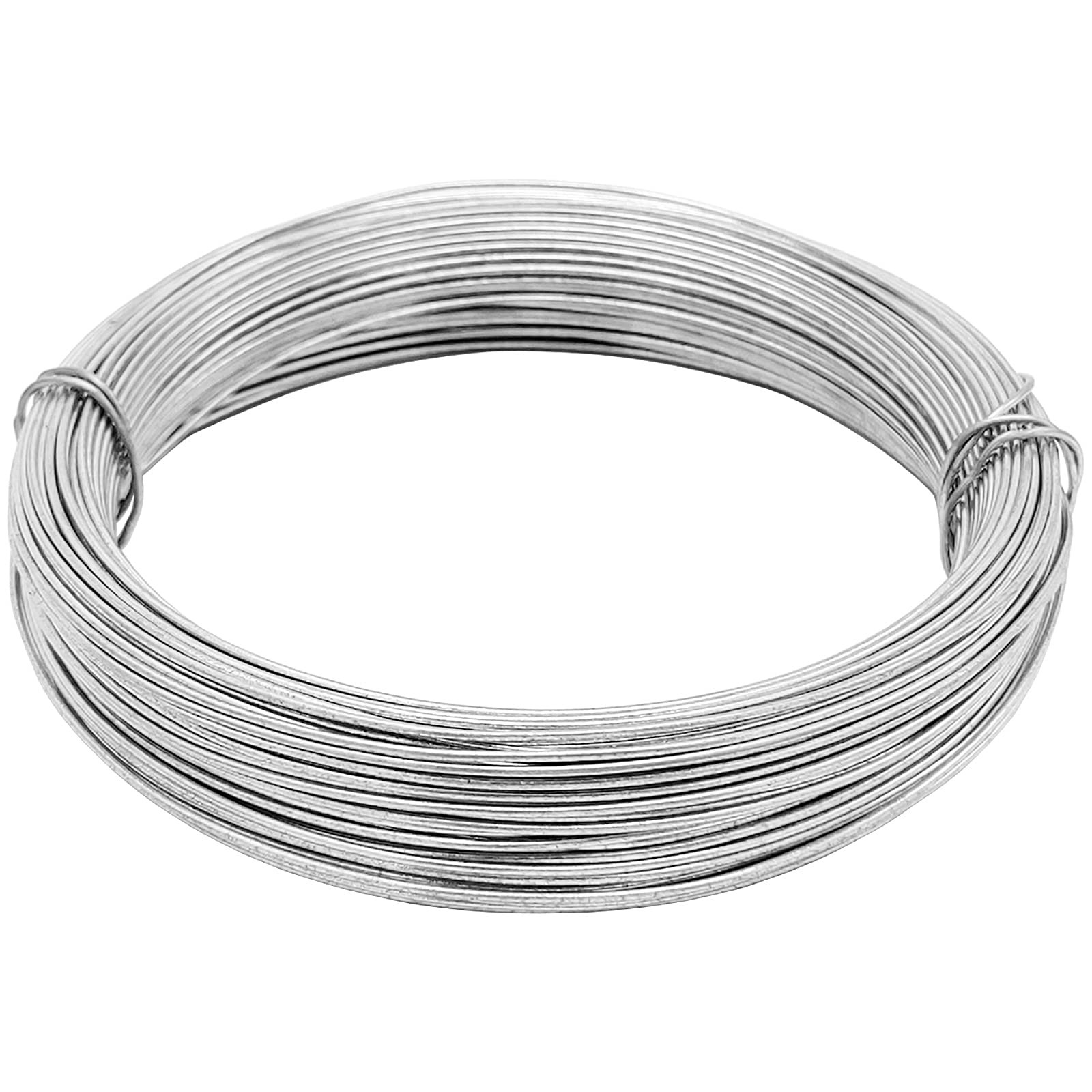 20 Gauge Hobby Wire,98ft Galvanized Solid Wire,Multi-Purpose Steel Wire...