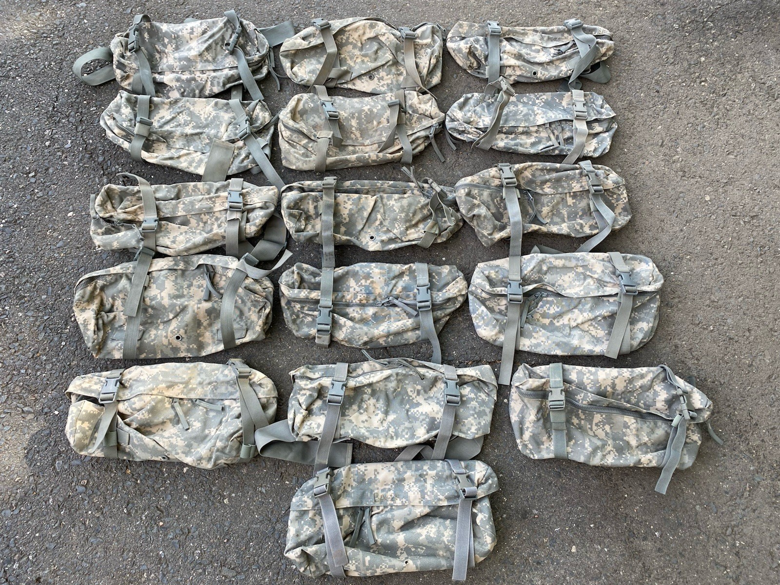 USGI Lot Of 16 ACU MOLLE Waist Packs Fanny Butt