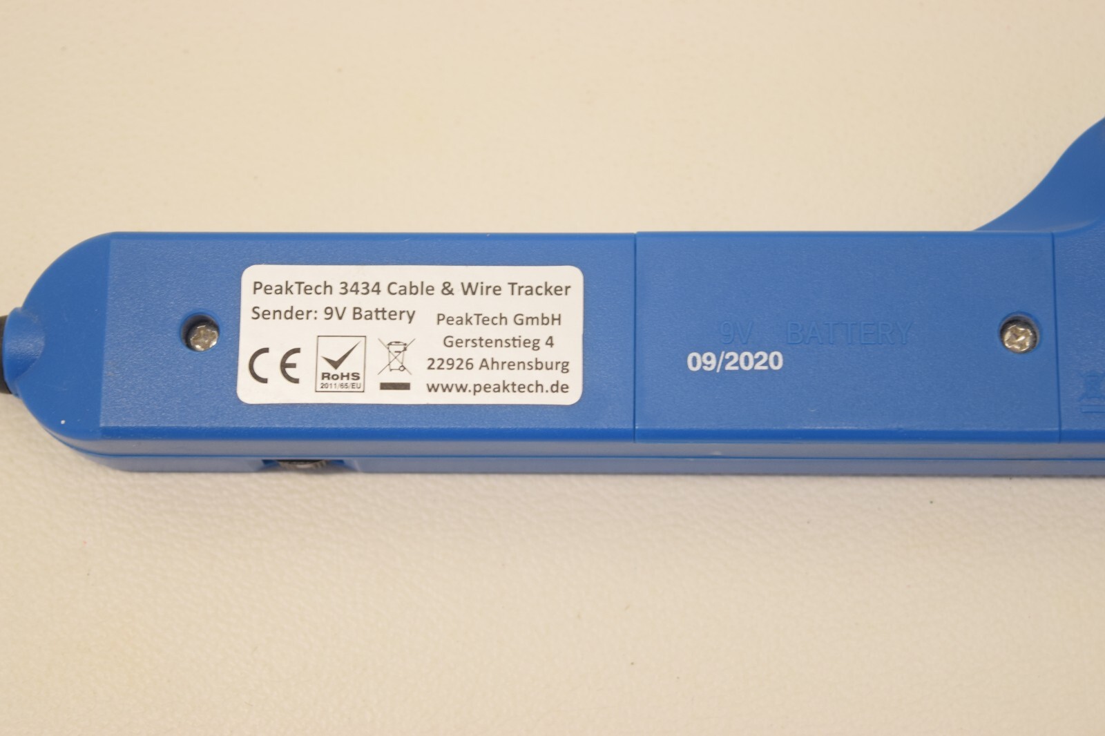 Peaktech 3434 Cable & Wire Tracker - Line Finder For Leads & Telephone Cables