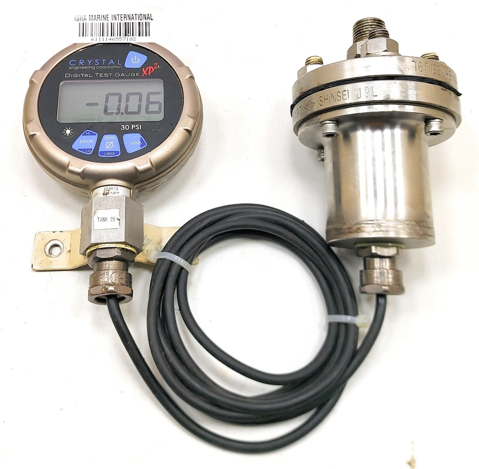 Crystal Engineering ISOLV 30PSIXP21-FD Digital Test Gauge XP2i 7182