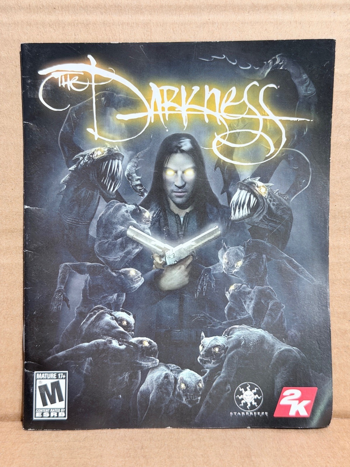 The Darkness Sony PlayStation 3  Game Manual Booklet Only No Game
