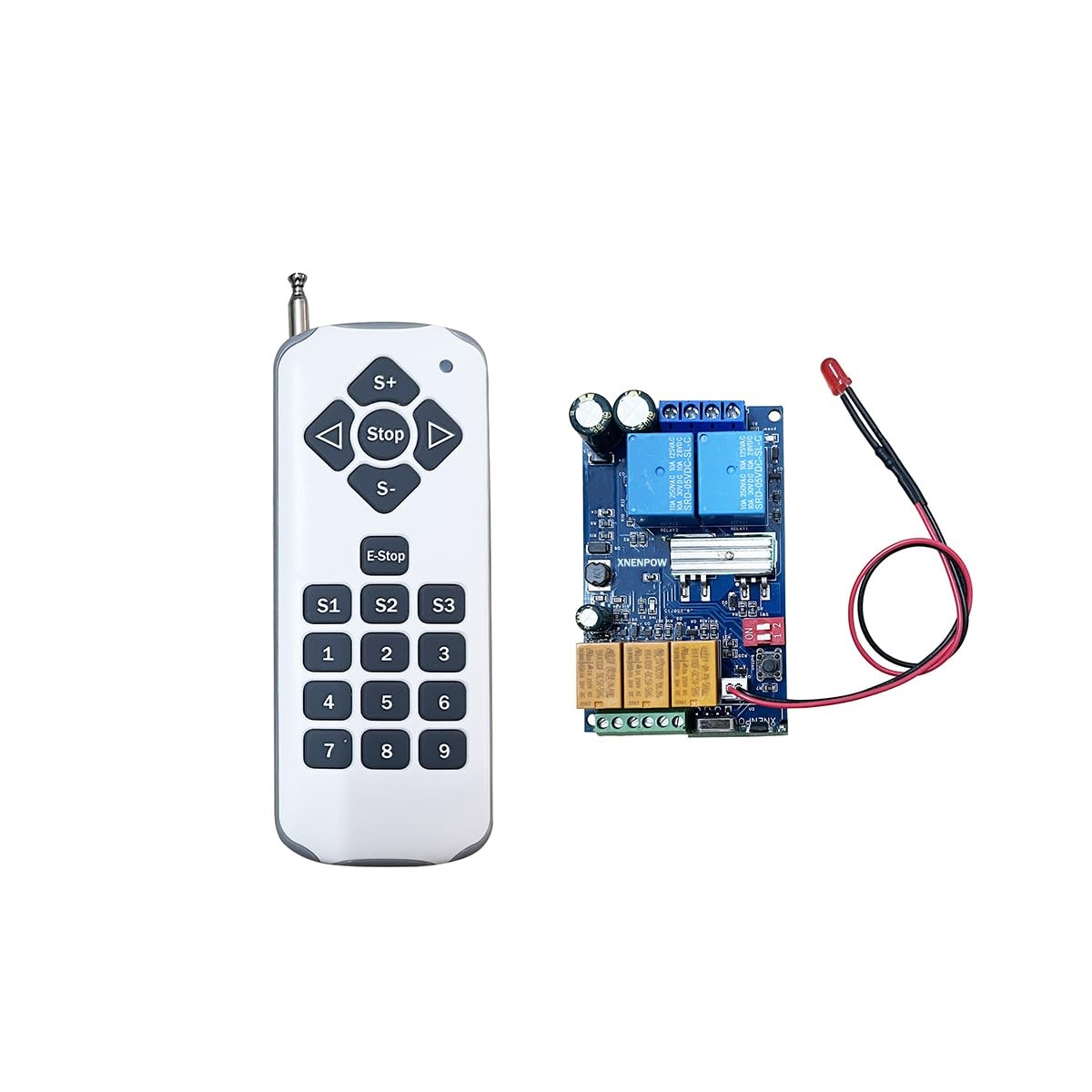 PWM DC Motor Speed Remote Control Switch Forward and Reverse, DC 9V 12V 24V 3