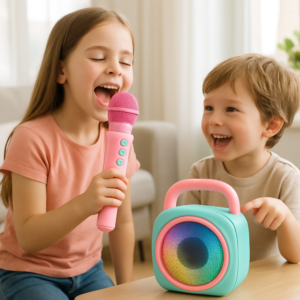 Kids Wireless Karaoke Machine with Microphone Age 3+