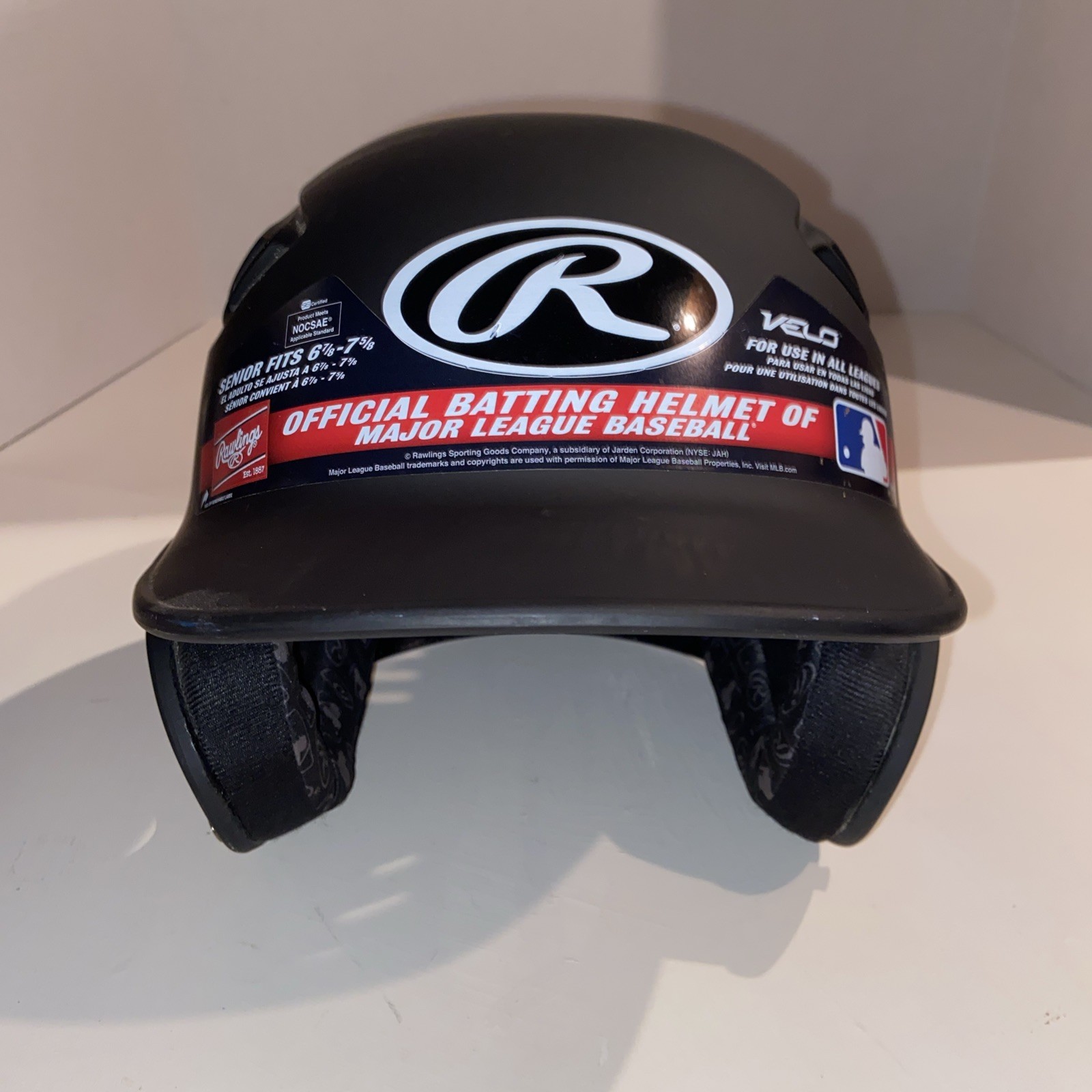 Rawlings | R16 VELO Baseball Batting Helmet | Senior (6 7/8" - 7 5/8") | Matt...