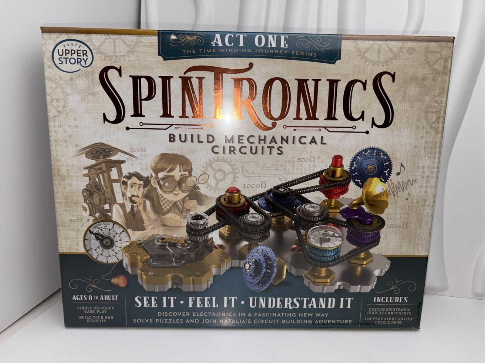 SPINTRONICS Act One Build Mechanical Electrical Circuits Upper Story New