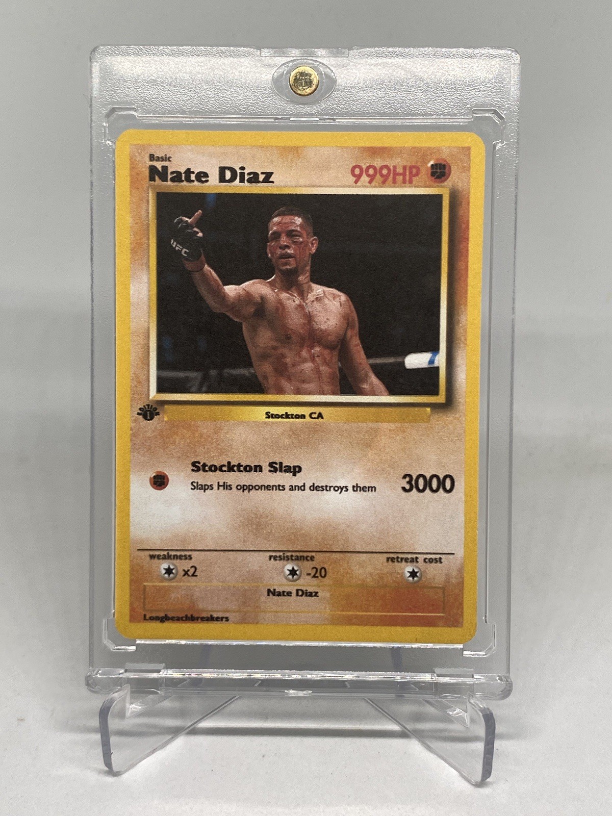 Nate Diaz Pokémon Card UFC