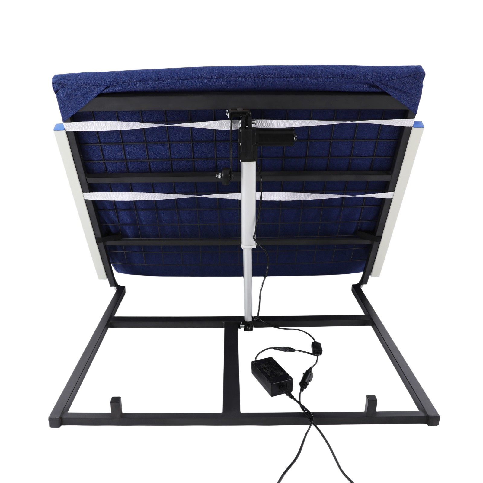 Electric Lifting Bed Backrest Adjustable Mattress Back Support w/ Remote Control
