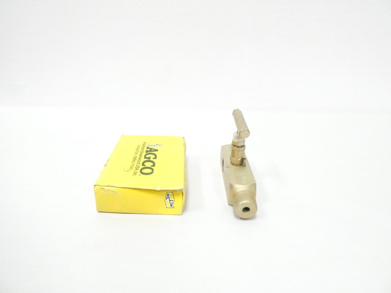 Anderson Greenwood M5VC46 02-2159-581 Gauge Valve 1/2in X 3/4in Npt 6000psi