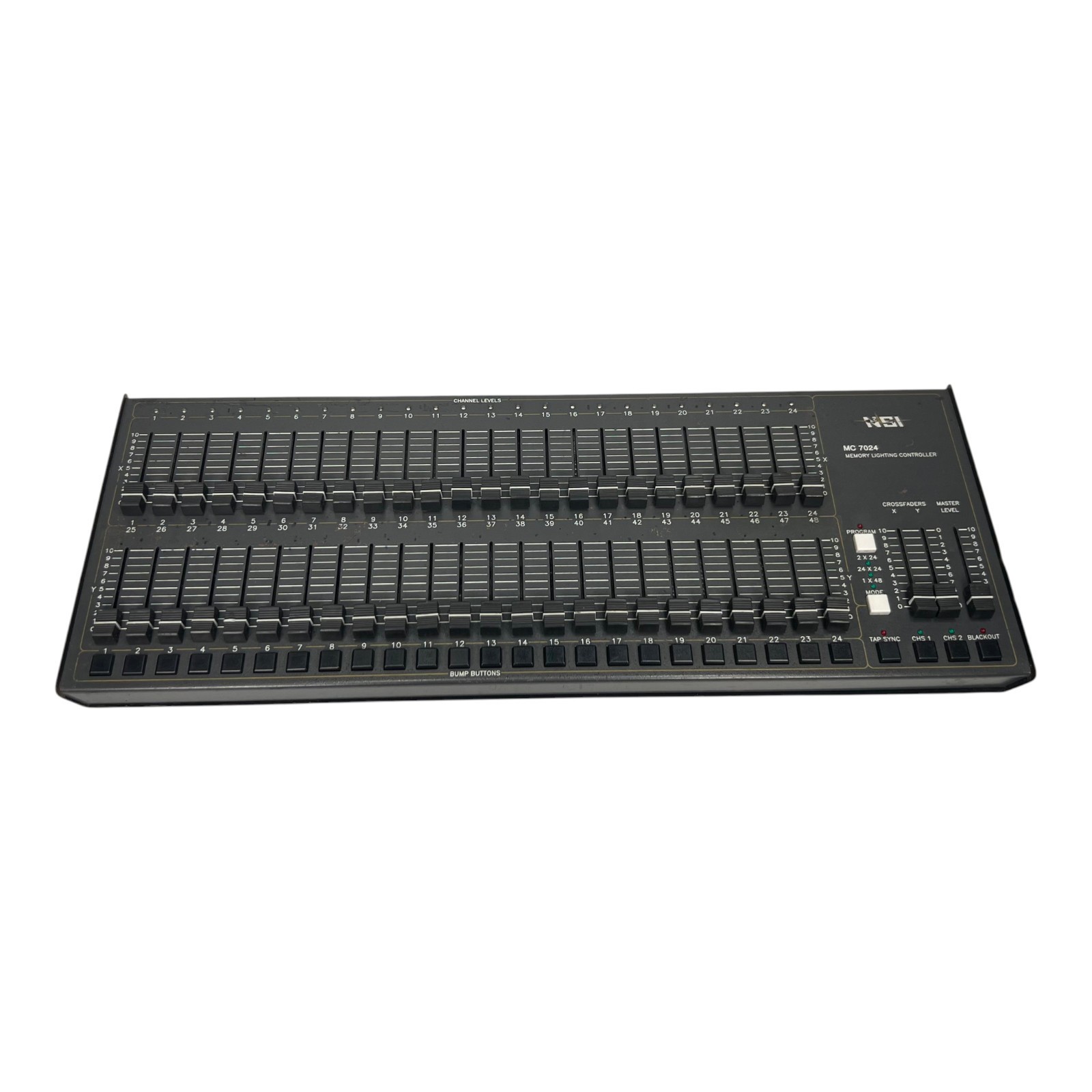 Vintage NSI MC 7024 Memory Stage Lighting Controller 24 Channel with Hard Case