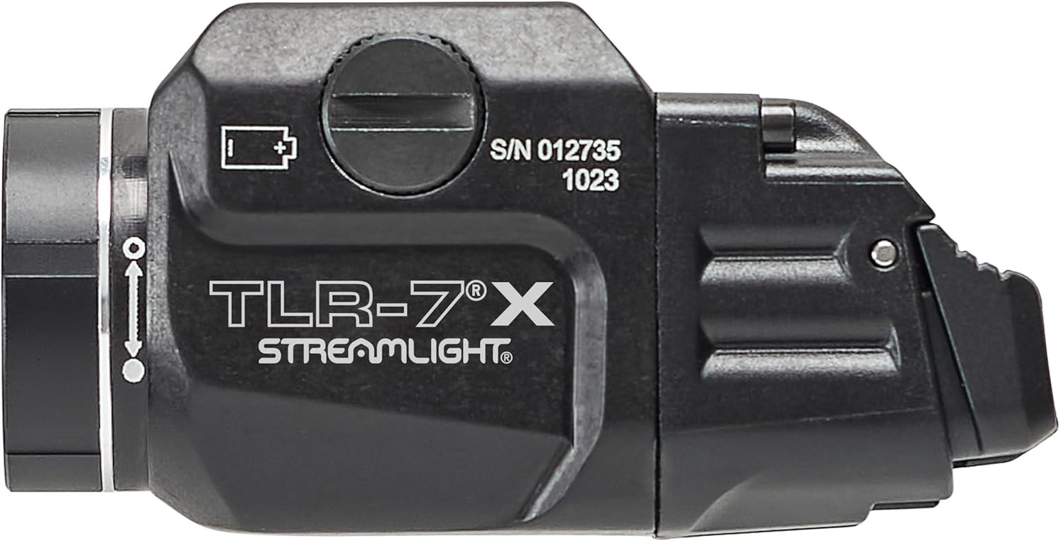 TLR-7 X 500-Lumen Compact Tactical Weapon Light, Includes High, Low Paddle Sw...