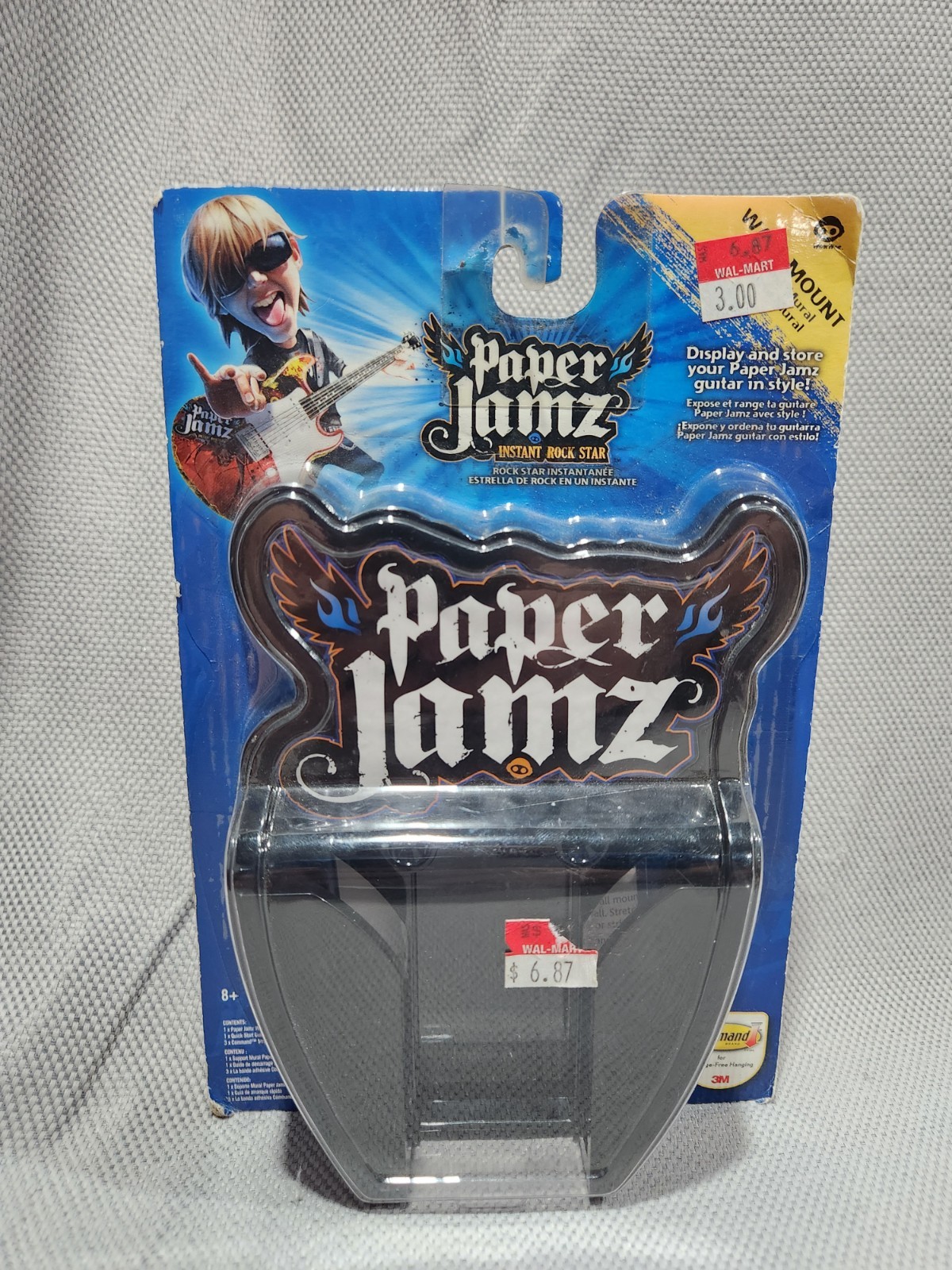 Paper Jamz Wall Mount Guitar Bracket Display & Store Your Paper Jamz Guitar NEW