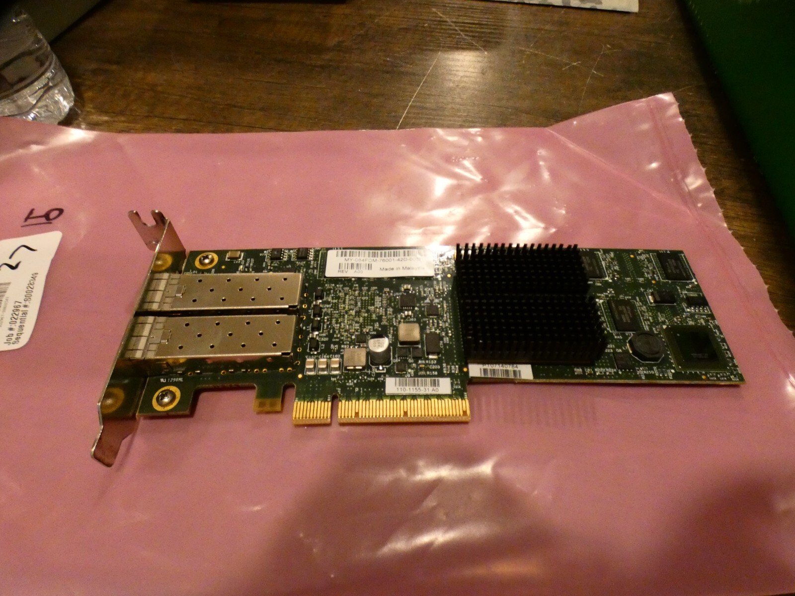 Genuine Dell Chelsio 110-1155-31 10GB Dual Port PCI-E FC 10GB/s SFP+ HBA 084FDM