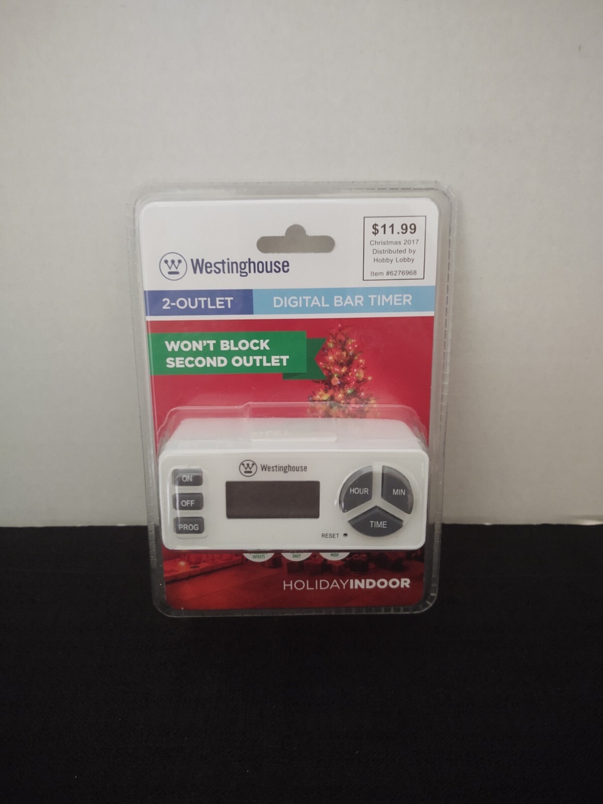 Westinghouse 2-Outlet Digital Programmable Bar Timer (Qty:1) (BRAND NEW/SEALED)