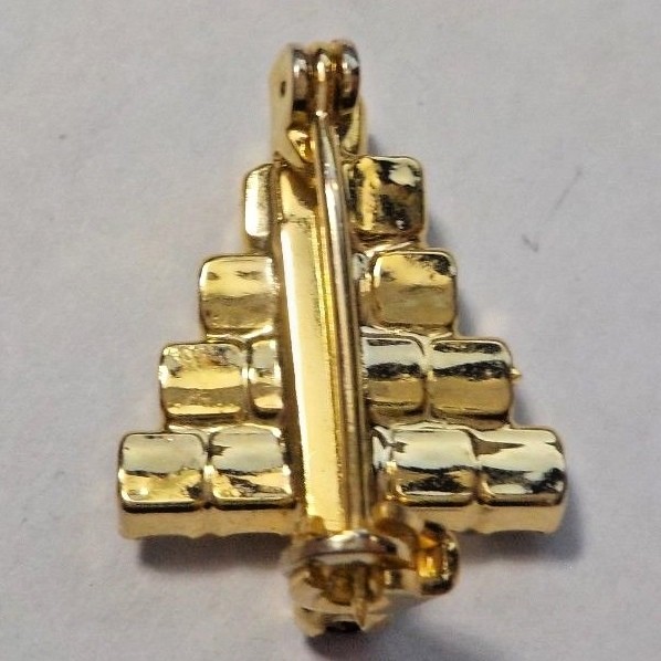 Vintage Christmas Tree Brooch Pin
