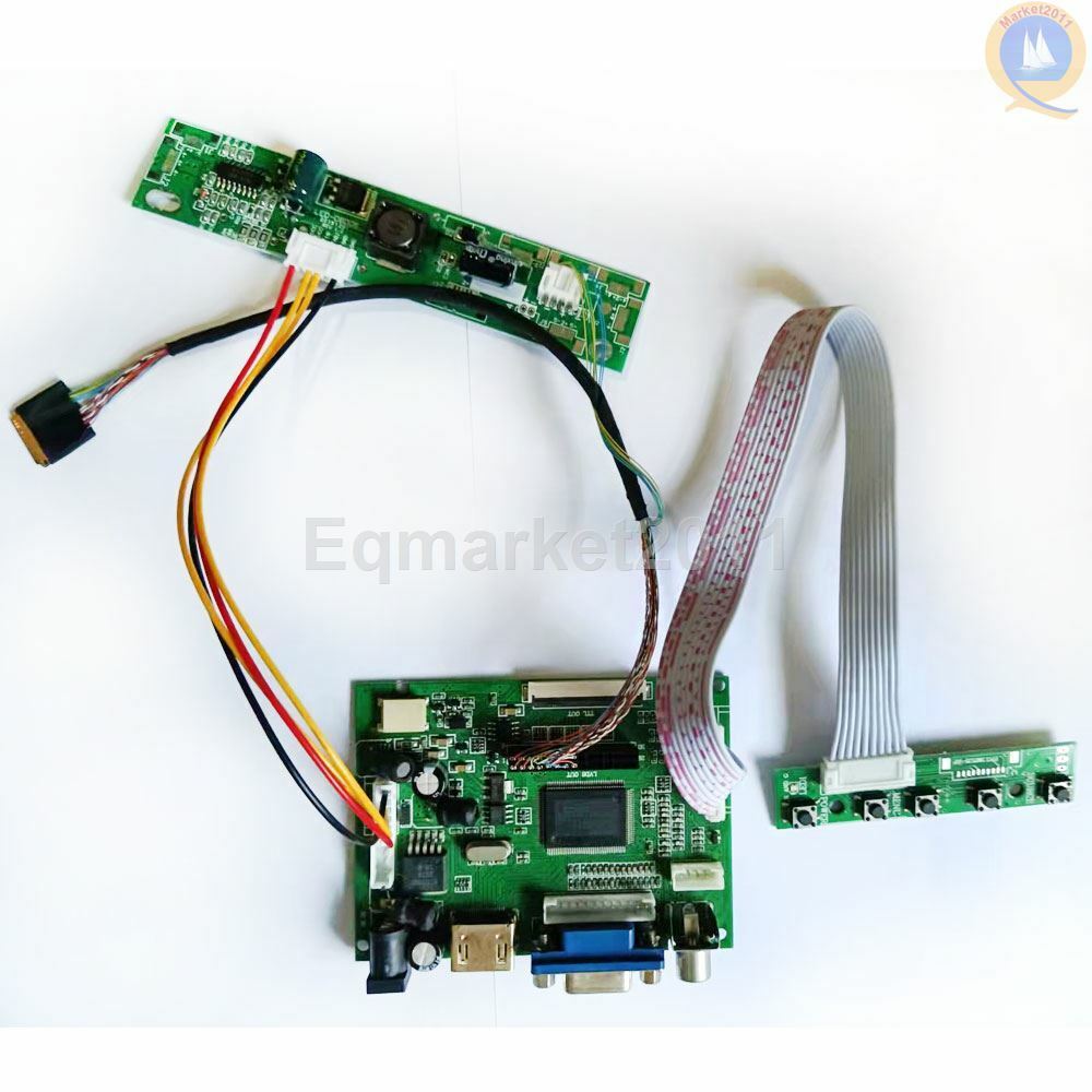 AV/VGA LCD Controller Inverter Board Kit for IPAD1/2 LCD LP097X02 LP097X01 HD-MI