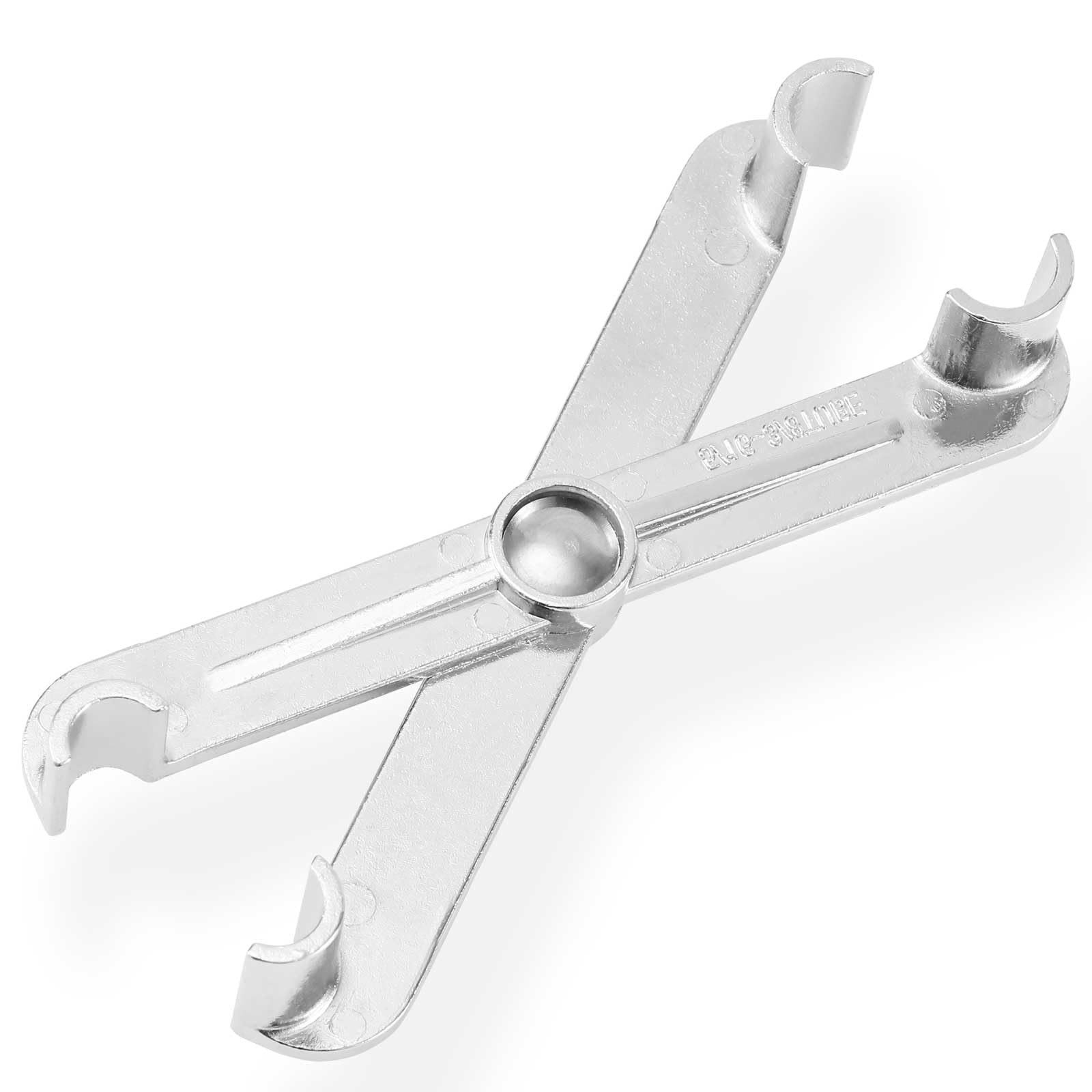 NQEUEPN Scissor Fuel Line Disconnect Tool, 3/8 & 5/16 Inch M, silver