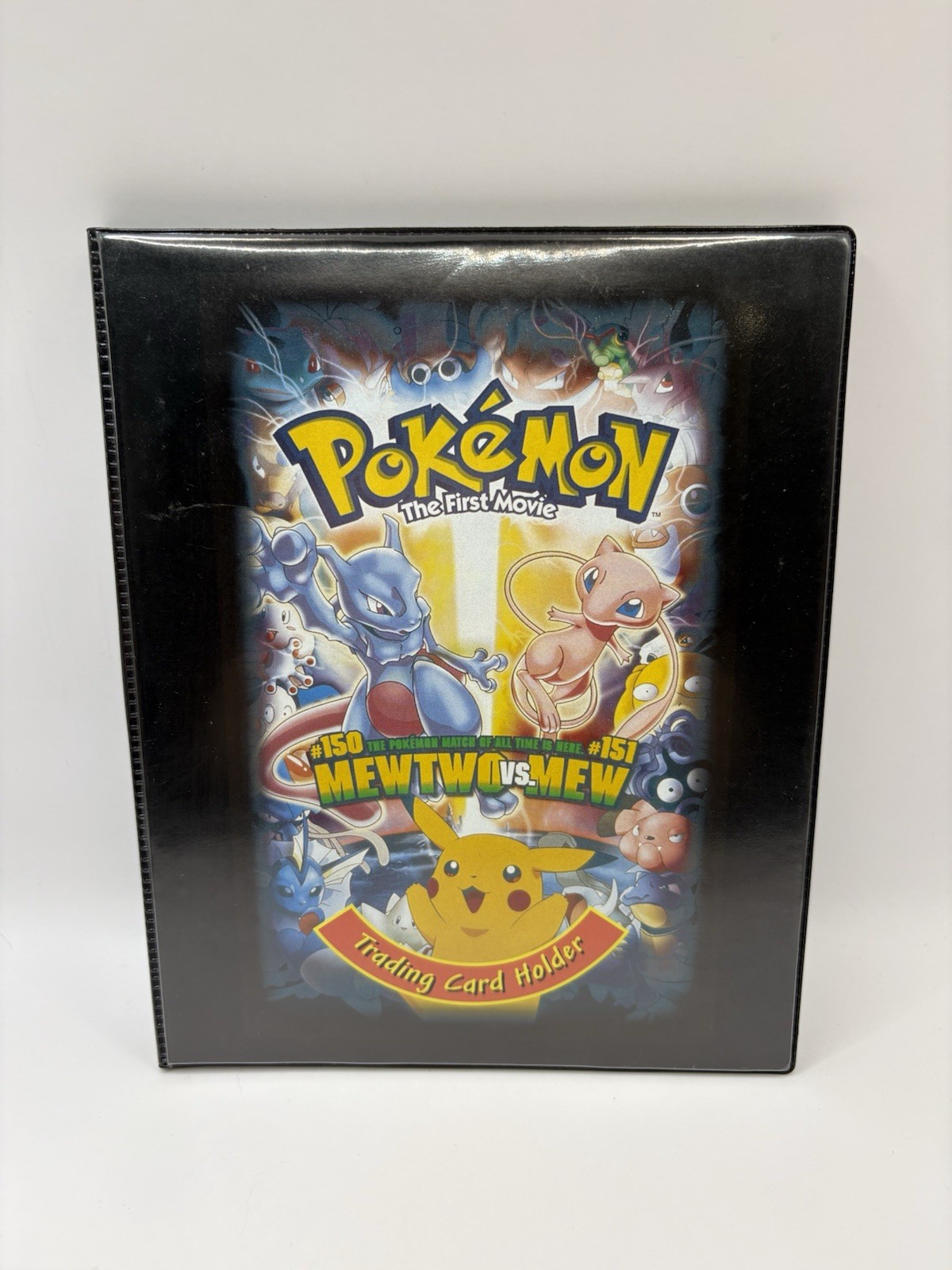 Pokemon the First Movie Trading Card Binder Mewtwo vs Mew 4-Pocket Folder