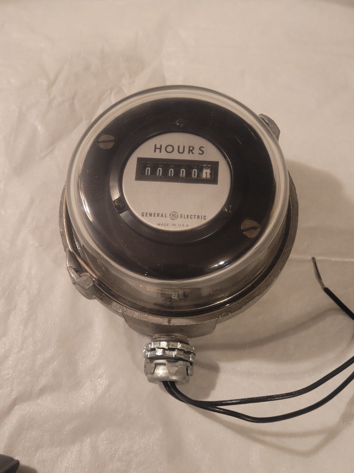 Vintage GE Time Hour Meter  50-240251AAAF1