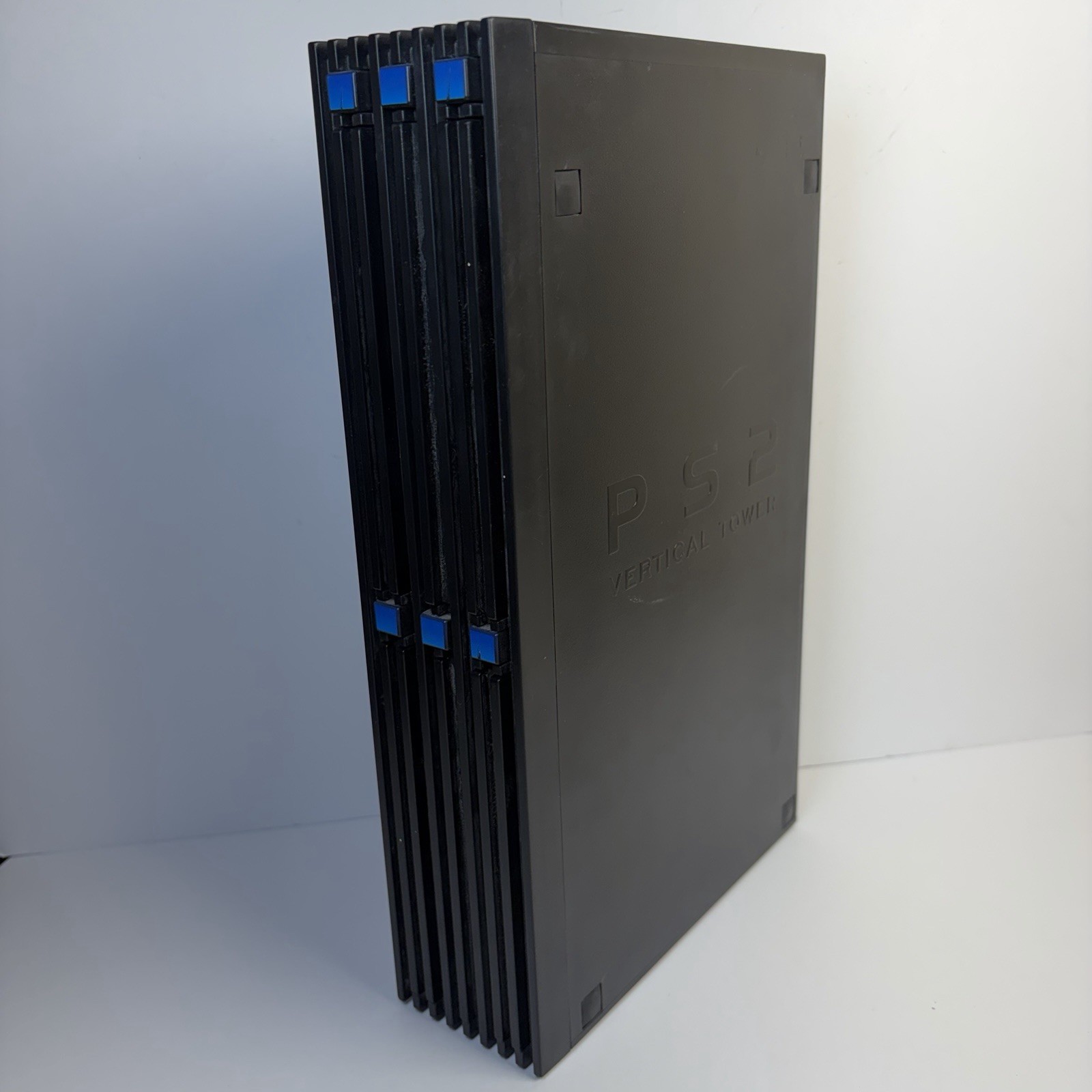 Playstation 2 PS2 Vertical Tower Stand 6 disc/cd/game holder