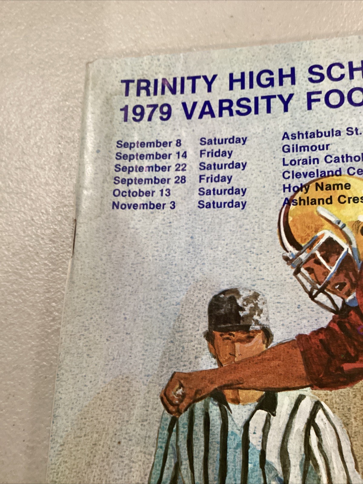 1979 Trinity v Cleveland Central Catholic High School Football Program