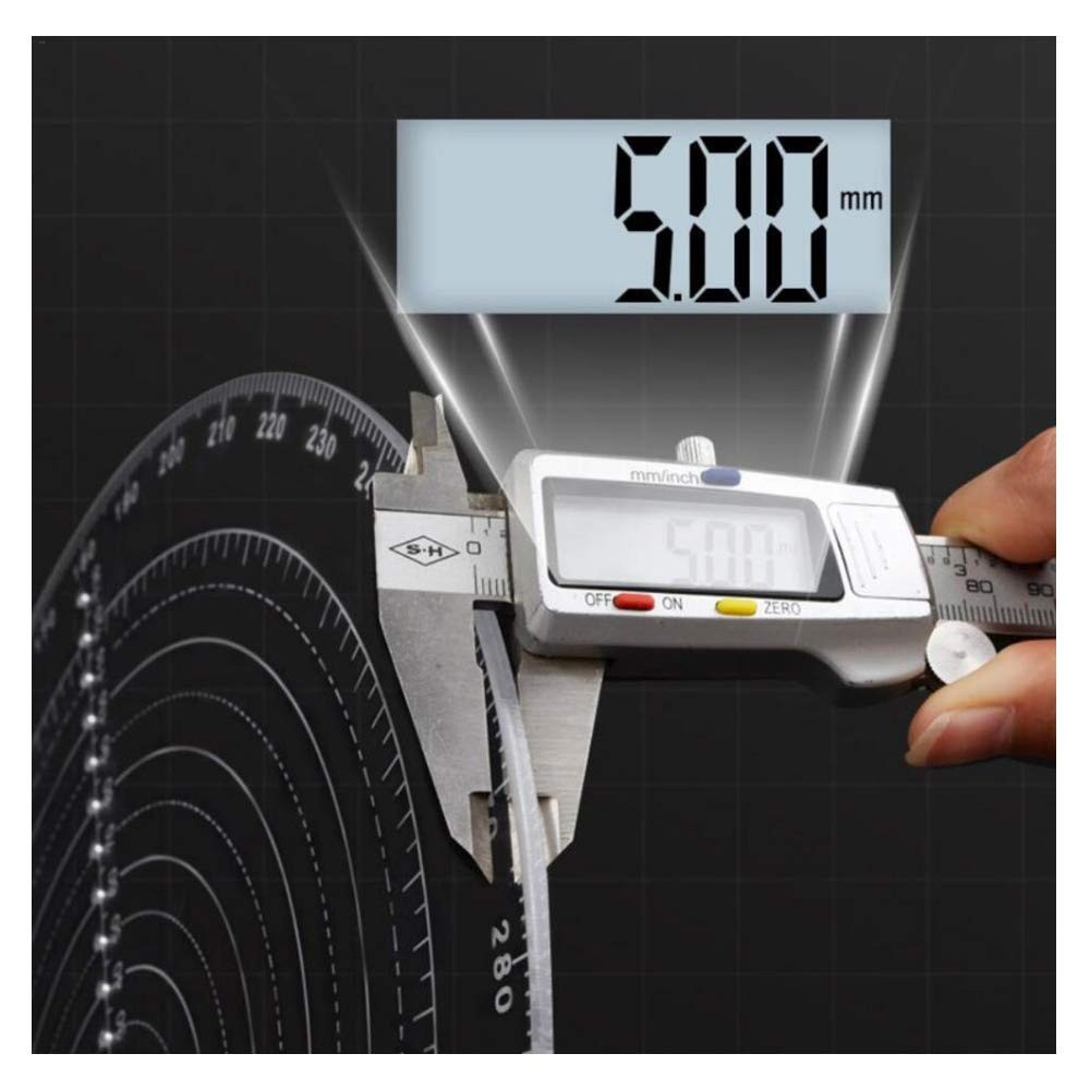 VISLONE Round Center Finder Compass Clear Acrylic Lathe Centering Tool...