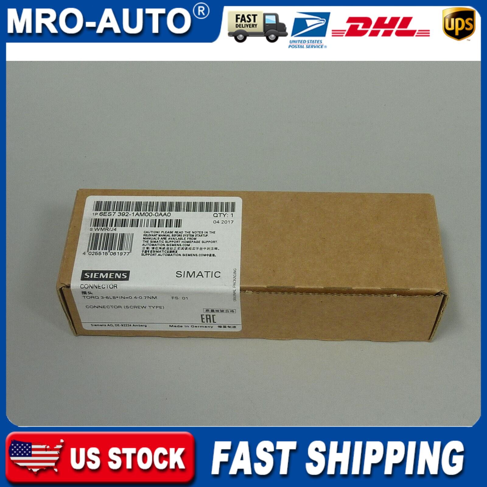 New Siemens 6ES7392-1AM00-0AA0 6ES7 392-1AM00-0AA0 1 Year Warranty Fast Shipping