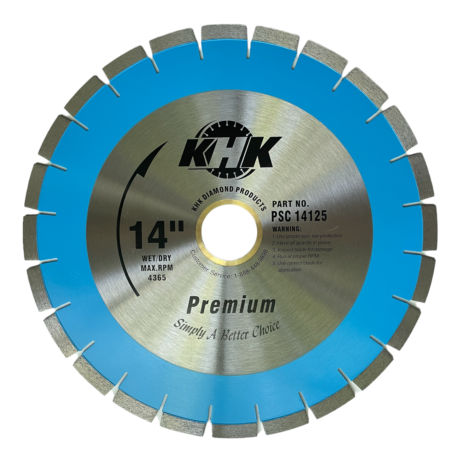14" Silent Core Blade Cutting Granite Stone Marble Concrete Bricks 60/50mm Arbor